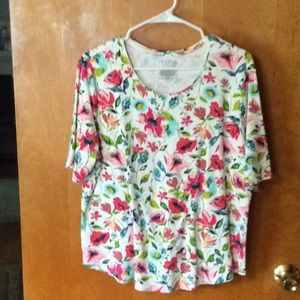 BOGO $5 ea 2X Time and Tru Pretty colors Tee